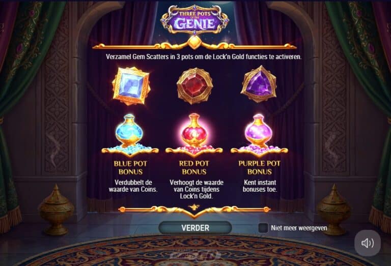 Screenshot 1 van Three Pots of The Genie